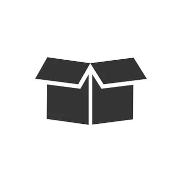 Open box icon Stock Illustration