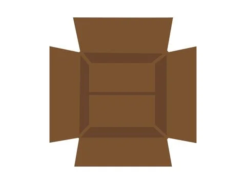 Open Box Icon vector illustration Stock Illustration