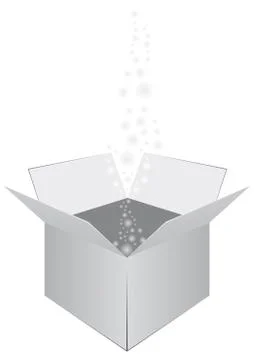 Open box Stock Illustration