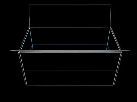 Open box Stock Illustration