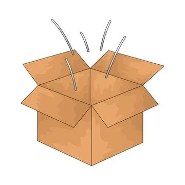 Open Box illustration Stock Illustration