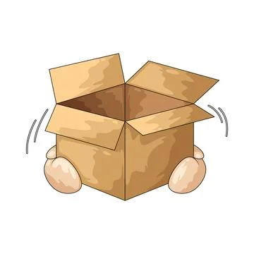 Open Box illustration 库存插图