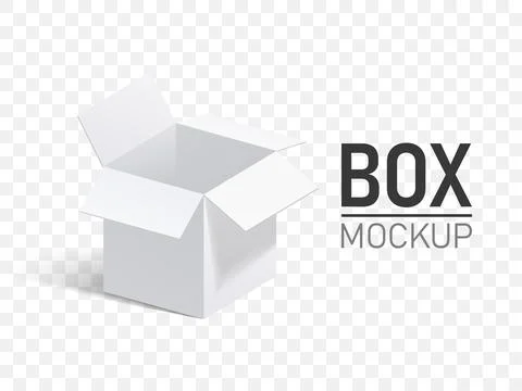 Open box isolated on transparent background. ?ark gift. Vector Illustration.  Stock-Illustration