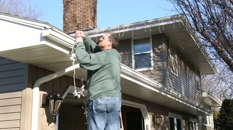 Open Box of lights Stock Footage 12523140