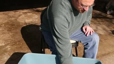 Open Box of lights Stock Footage 12523154