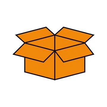 Open box symbol 库存插图