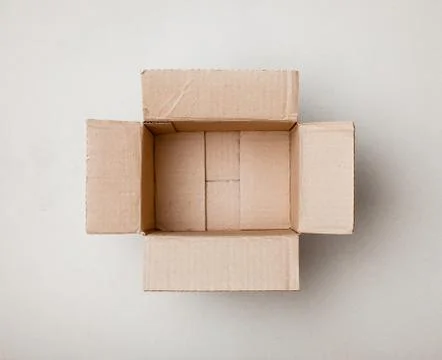 Open box for things. Stock Photos
