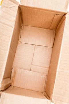 Open box for things. Stock Photos