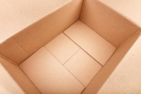 Open box for things. Stock Photos