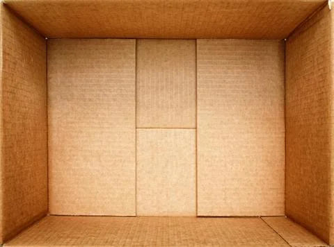 Open box for things. Stock Photos