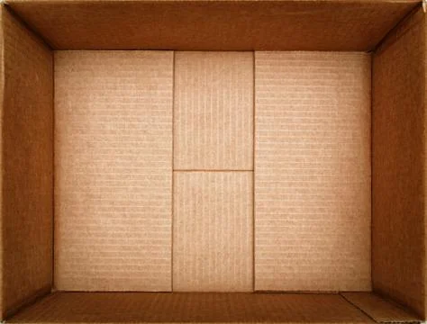 Open box for things. Stock Photos