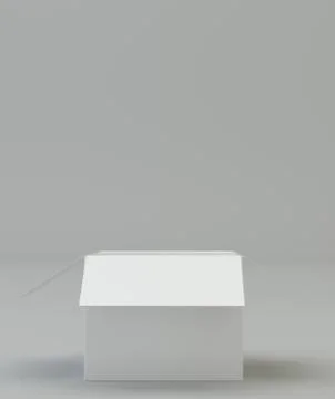 Open the box on a white background Stock Illustration
