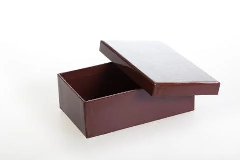 Open brown box Stock Photos