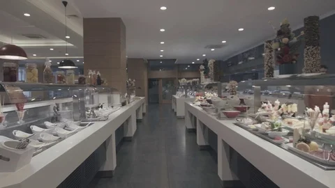 Open Buffet Breakfast Stock-Footage 75380793