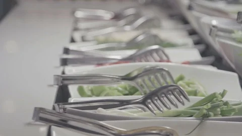 Open Buffet Breakfast Stock-Footage 75380853