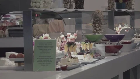 Open Buffet Breakfast Stock-Footage 75380876