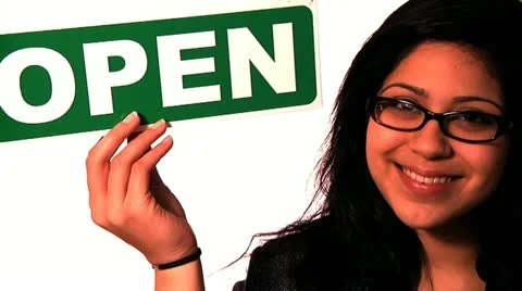 Open for business Stock Footage 22664249
