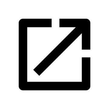 Open Button System Icon Stock Illustration