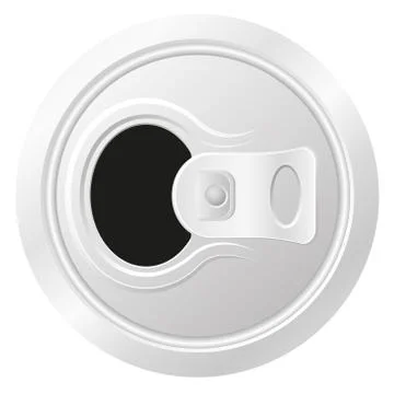 Open can of beer vector illustration Stock Illustration