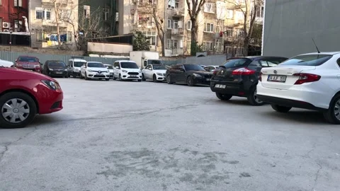 Open car parking Stock Footage 146046674