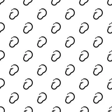 Open carabine pattern seamless Stock Illustration