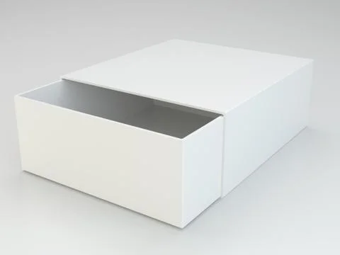 Open cardboard box 스톡 일러스트