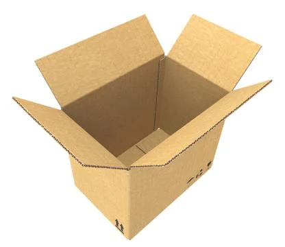 Open Cardboard Box Stock Illustration