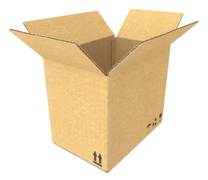 Open Cardboard Box Stock Illustration