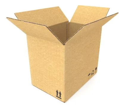 Open Cardboard Box Stock Illustration