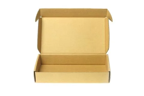 Open cardboard box Foto stock