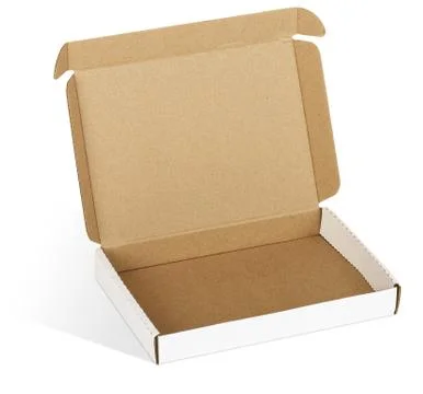 Open cardboard box Stock Photos