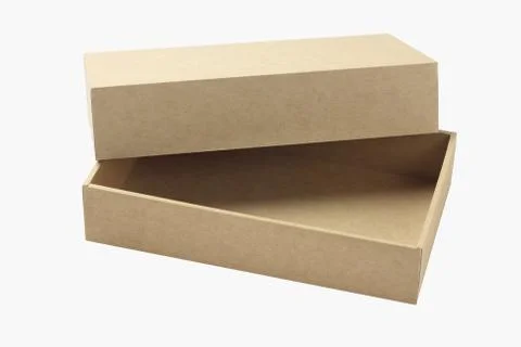 Open cardboard box Stock Photos