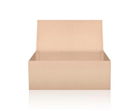 Open cardboard box Stock Photos