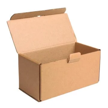 Open cardboard box Stock Photos
