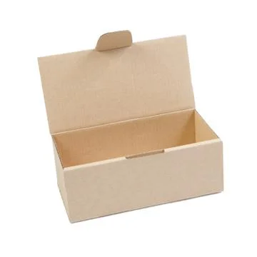 Open cardboard box Stock Photos