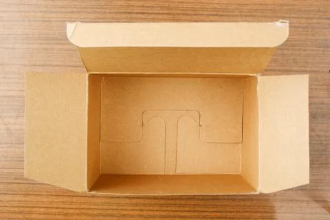 Open Cardboard box Stock Photos