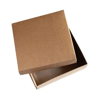 Open Cardboard Box Фото