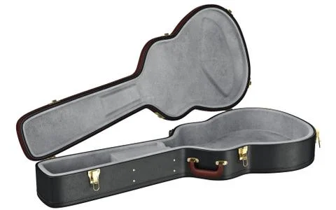 Open case guitar イラスト素材