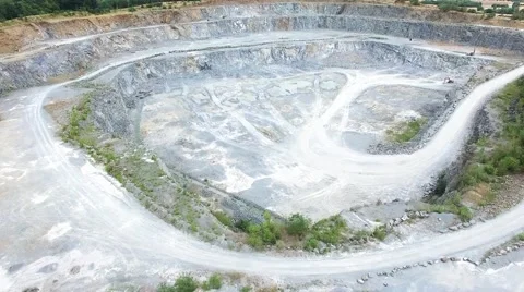 Open cast mine. Stock Footage 55616476