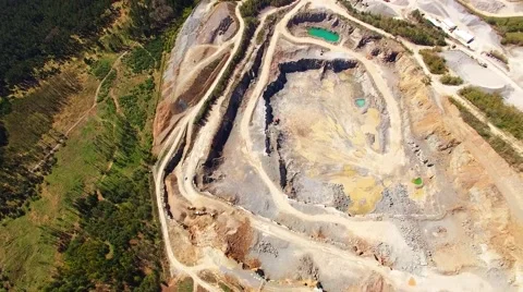 Open cast mine. Vídeos de archivo 62777772