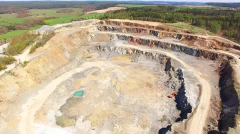 Open cast mine. Video stock 62778209