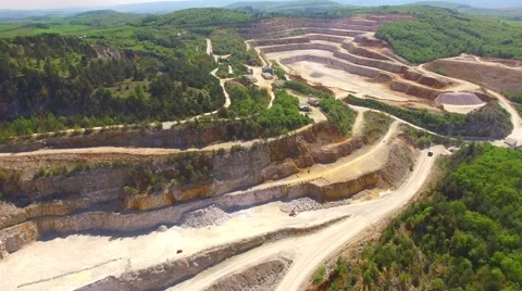 Open cast mine. 스톡 동영상 63316974