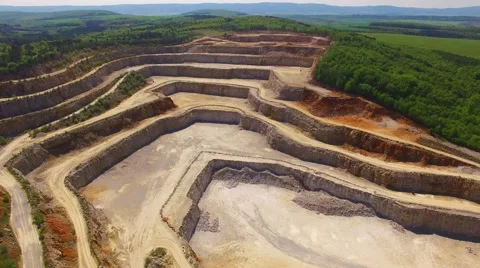 Open cast mine. 库存影片 63317224