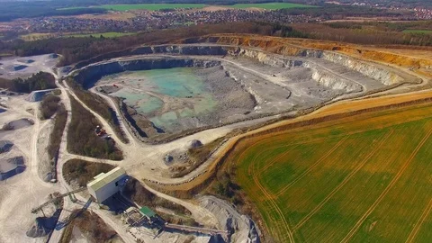 Open cast mine. Video stock 74187917