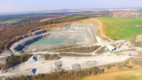 Open cast mine. Video stock 74189626