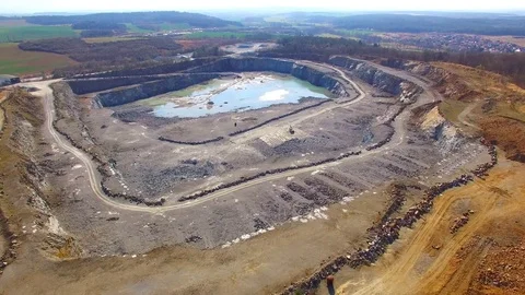 Open cast mine. Video stock 74191690