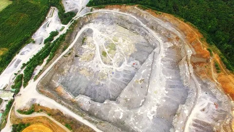 Open cast mine. Stock Footage 77085742