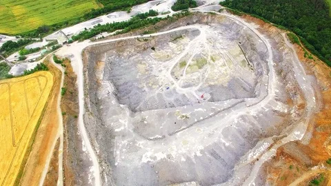Open cast mine. Stock Footage 77086800