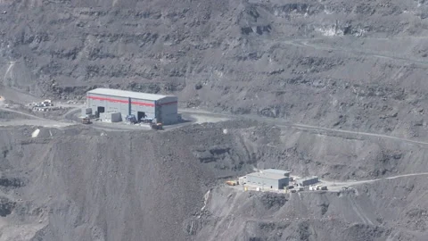 Open cast mine Stock Footage 131417931