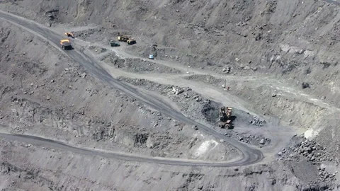 Open cast mine Stock Footage 131418111